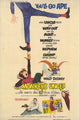 Monkey's Uncle Movie Poster Print showcasing vibrant colors and classic design.