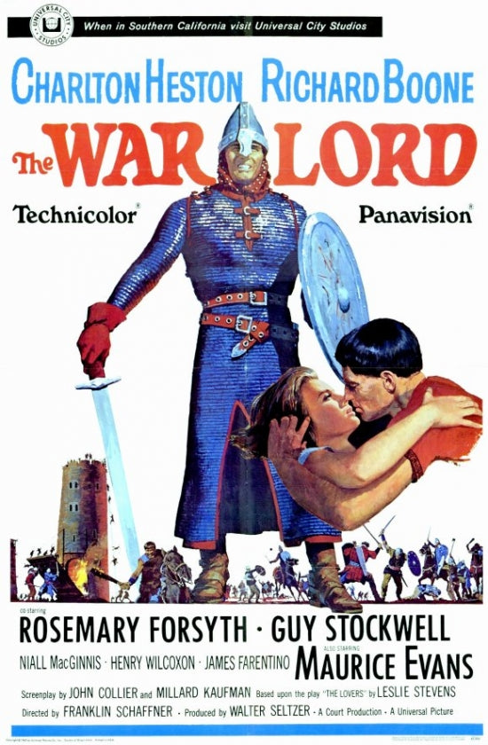 The War Lord Movie Poster Print showcasing cinematic art.