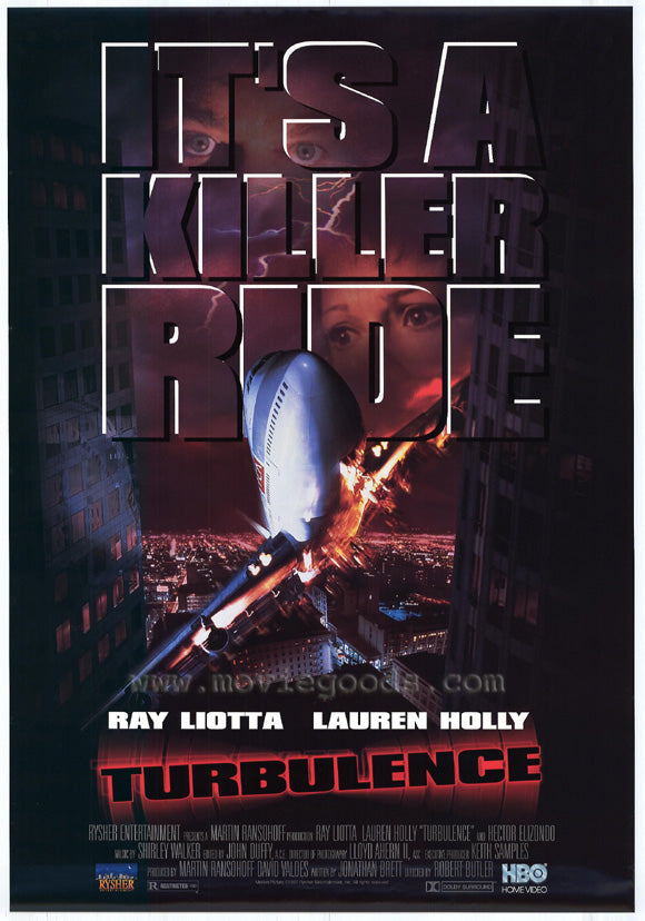 Turbulence Movie Poster Print showcasing intense cinematic visuals.