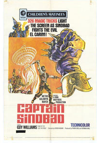 Captain Sindbad Movie Poster Print showcasing adventure and fantasy