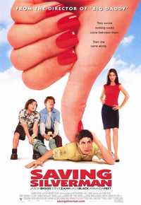 Saving Silverman Movie Poster Print featuring vibrant colors and design.