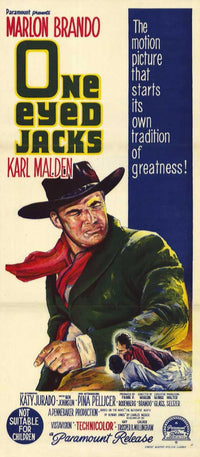 One-Eyed Jacks Movie Poster Print featuring iconic film imagery.
