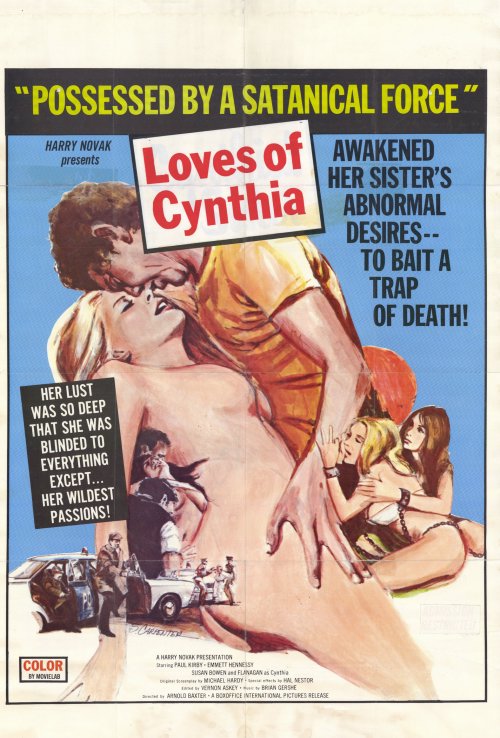 Loves of Cynthia Movie Poster Print showcasing romantic cinema art.