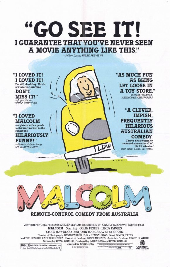 Malcolm Movie Poster Print showcasing vibrant imagery and cinematic charm.