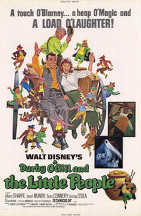 Darby O'Gill and the Little People Movie Poster Print showcasing classic film magic.