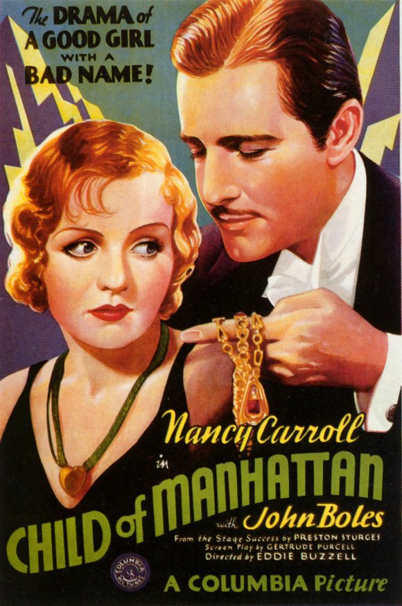Child of Manhattan Movie Poster Print showcasing vibrant film imagery.