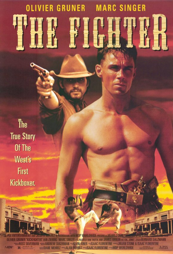 Fighter Movie Poster Print showcasing dynamic boxing action