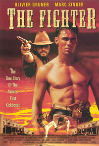 Fighter Movie Poster Print showcasing dynamic boxing action