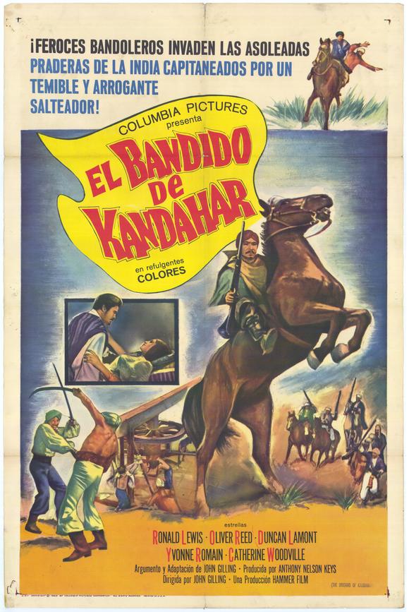 The Brigand of Kandahar Movie Poster Print featuring classic film imagery.