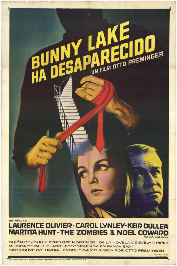 Bunny Lake is Missing Movie Poster Print showcasing suspenseful visuals.