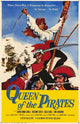 Queen of the Pirates Movie Poster Print featuring dynamic pirate-themed artwork.