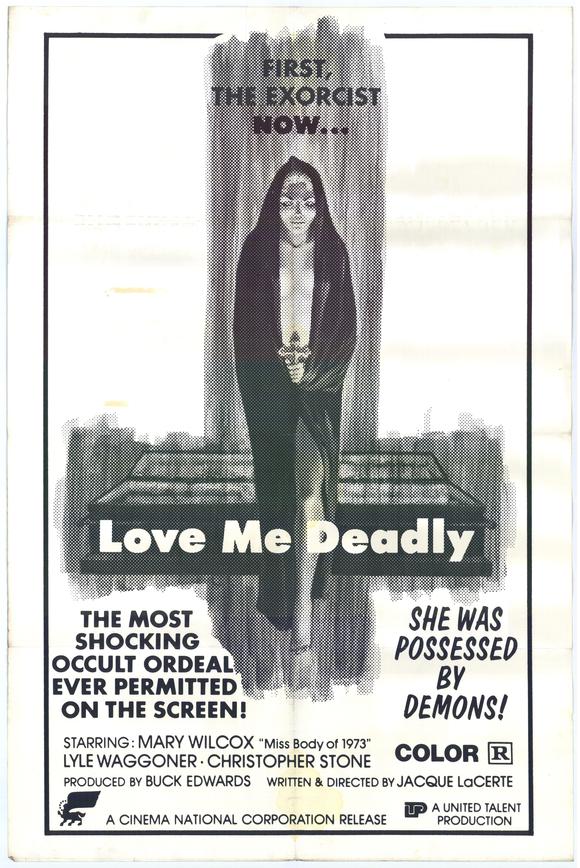Love Me Deadly Movie Poster Print showcasing classic horror imagery.