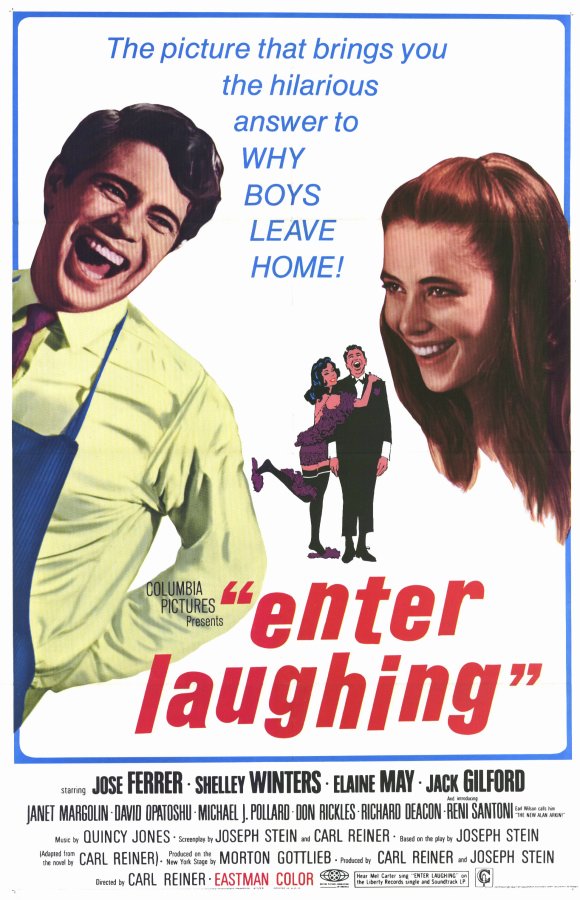 Enter Laughing Movie Poster Print showcasing vibrant colors and comedy theme.