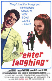 Enter Laughing Movie Poster Print showcasing vibrant colors and comedy theme.