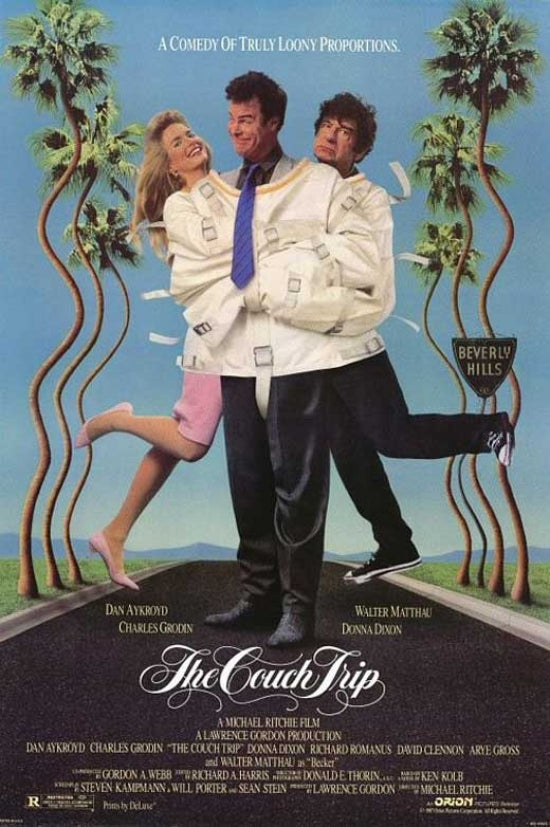 The Couch Trip Movie Poster Print, colorful design for movie lovers.