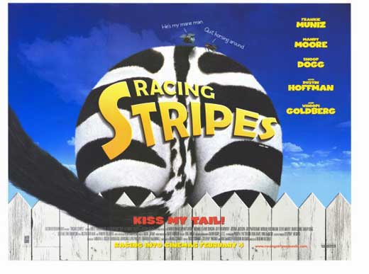 Racing Stripes Movie Poster Print featuring vibrant imagery from the classic family film.