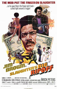 Slaughter's Big Ripoff Movie Poster Print showcasing vibrant colors and dynamic visuals.