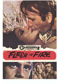 Flesh in Fire Movie Poster Print showcasing dramatic visuals.
