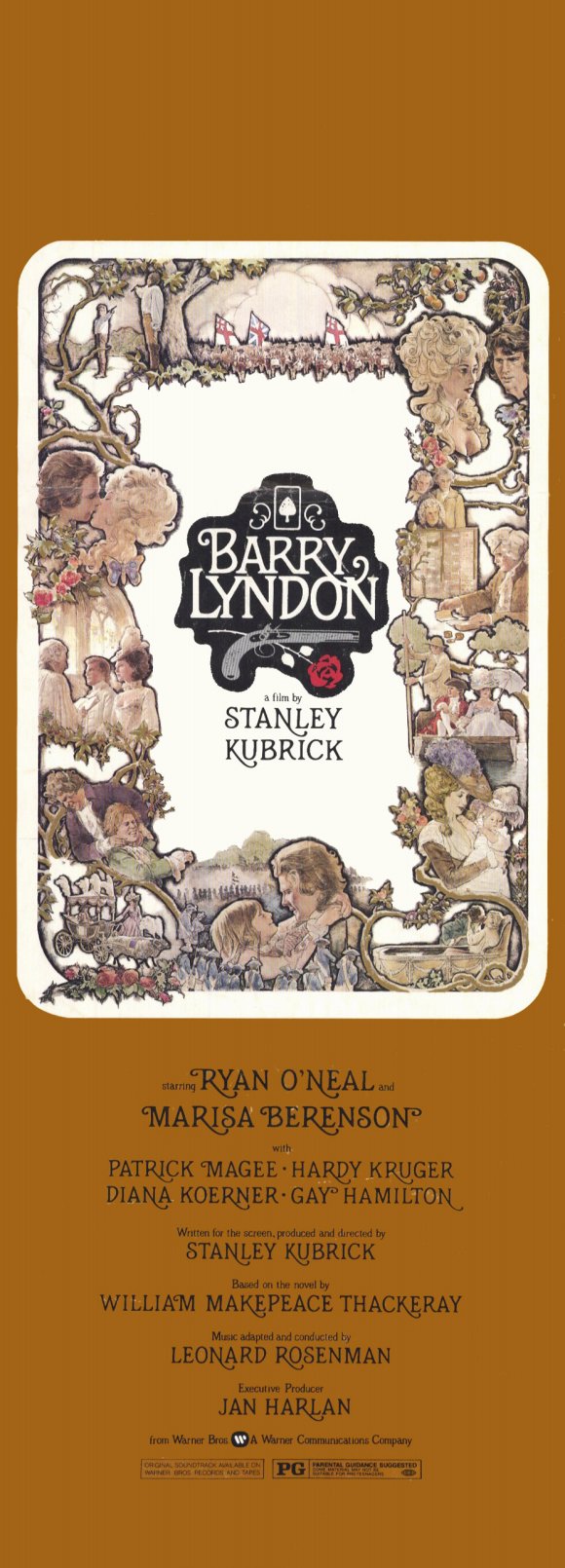 Barry Lyndon Movie Poster Print showcasing classic film artwork.