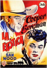 Saratoga Trunk Movie Poster Print showcasing classic film artwork.