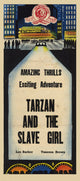 Tarzan and the Slave Girl Movie Poster Print showcasing adventure and classic film art.