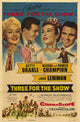 Three for the Show Movie Poster Print featuring classic cinema imagery.