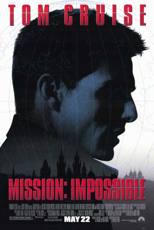 Mission: Impossible Movie Poster Print showcasing thrilling cinematic art.
