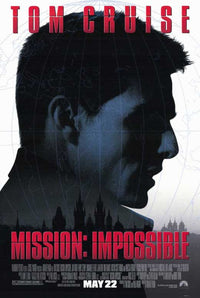 Mission: Impossible Movie Poster Print showcasing thrilling cinematic art.
