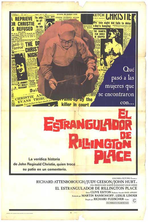 10 Rillington Place Movie Poster Print featuring iconic film imagery.