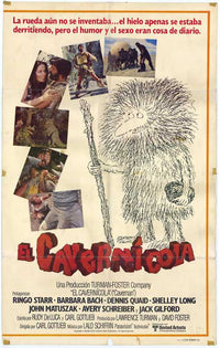 Caveman Movie Poster Print showcasing vibrant artwork.