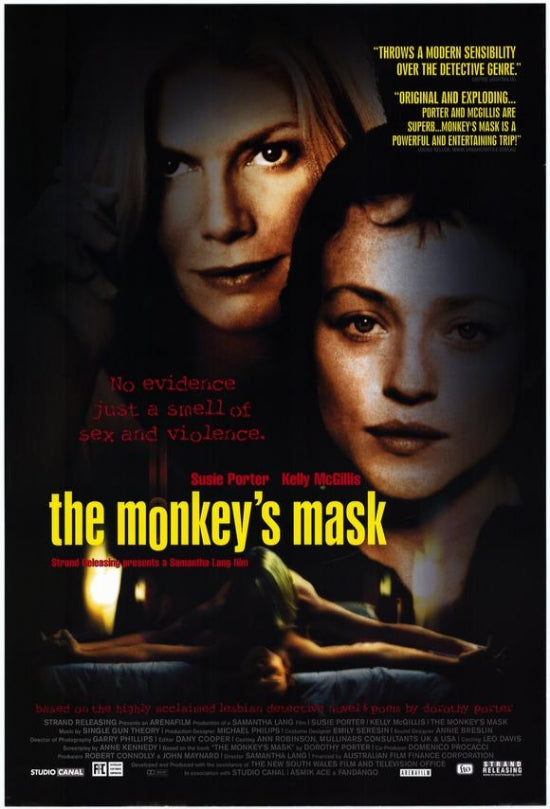 The Monkey's Mask Movie Poster Print showcasing vibrant artwork.