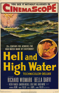 Hell and High Water Movie Poster Print showcasing dramatic visuals.