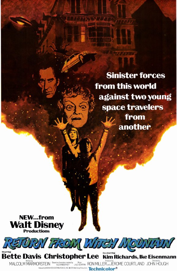 Return from Witch Mountain Movie Poster Print featuring classic Disney adventure.