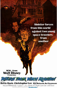 Return from Witch Mountain Movie Poster Print featuring classic Disney adventure.