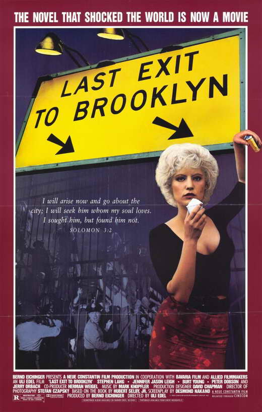 Last Exit to Brooklyn Movie Poster Print showcasing urban life and struggles.