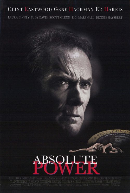 Absolute Power Movie Poster Print featuring dramatic film art.