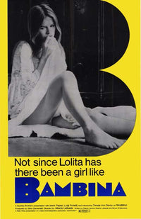 Bambina Movie Poster Print showcasing classic cinematic art.