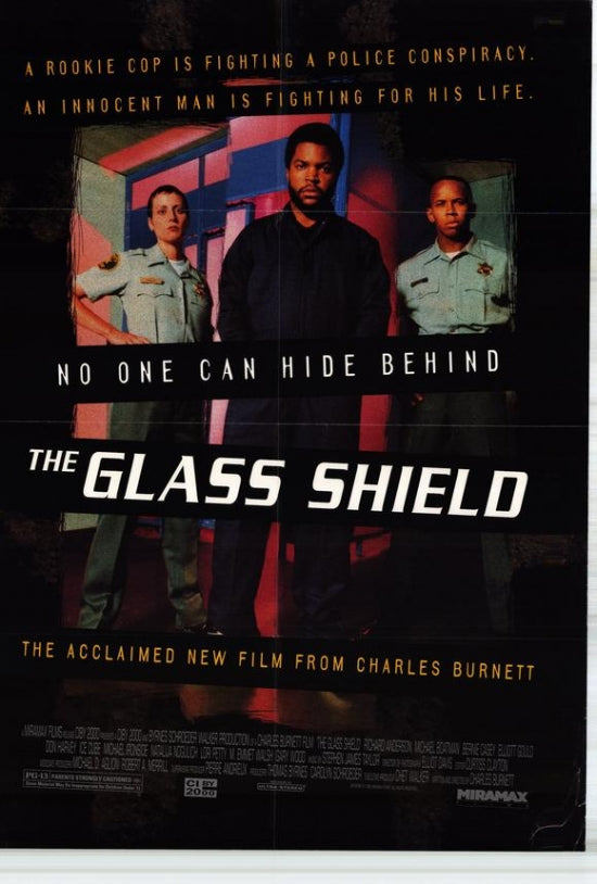 The Glass Shield Movie Poster Print showcasing crime and justice themes.