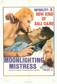 Moonlighting Mistress Movie Poster Print showcasing vibrant colors and cinematic appeal.