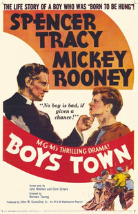 Boys Town movie poster print showcasing classic cinema art.