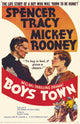 Boys Town movie poster print showcasing classic cinema art.