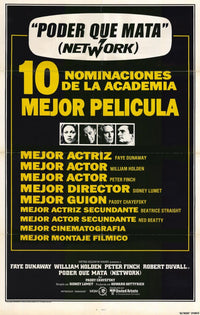 Network Movie Poster Print showcasing iconic film artwork.