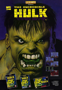 The Incredible Hulk Movie Poster Print featuring the iconic green giant.
