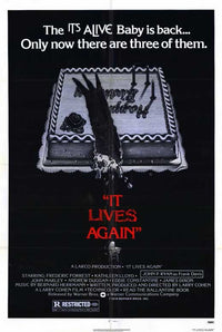 It Lives Again Movie Poster Print featuring classic horror imagery.