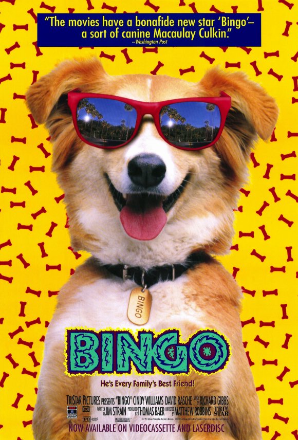 Bingo Movie Poster Print - Colorful Artwork for Film Fans