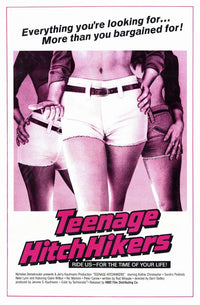 Teenage Hitchikers Movie Poster Print featuring vibrant colors and classic cinema theme.