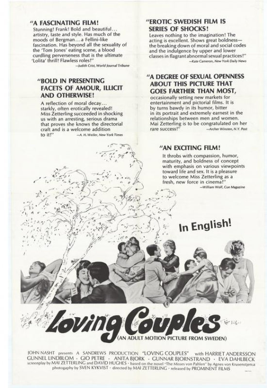 Loving Couples Movie Poster Print showcasing romance and connection