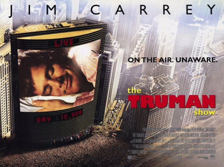 The Truman Show Movie Poster Print showcasing cinematic art.