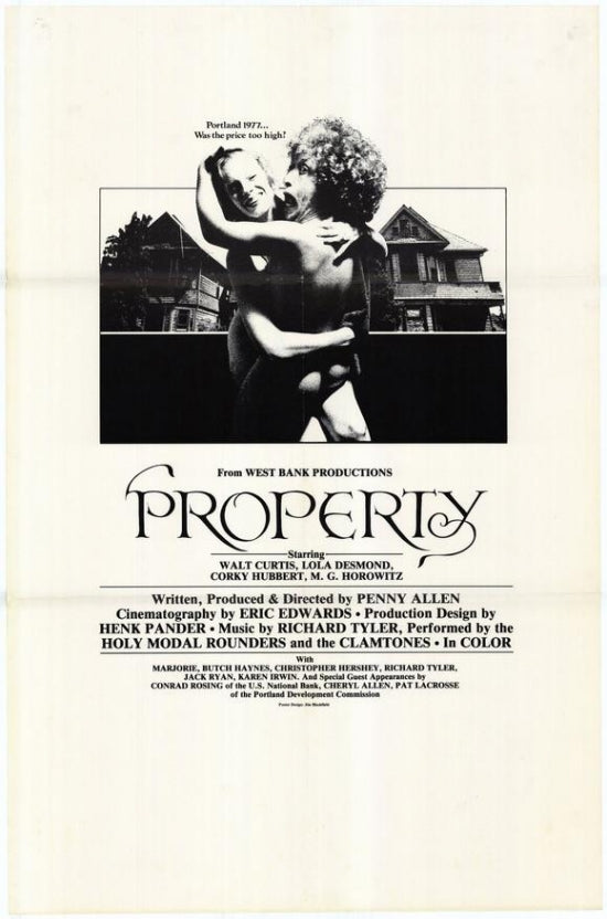 Property Movie Poster Print showcasing cinematic art.