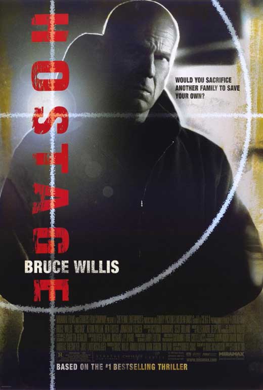 Hostage Movie Poster Print showcasing captivating action artwork.